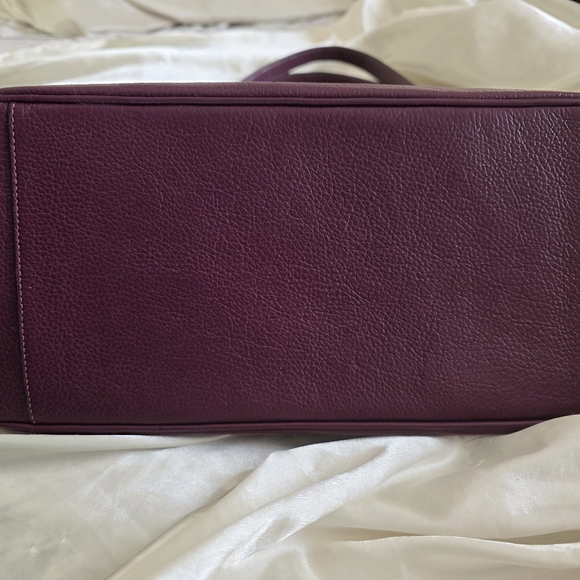 Coach Meadow- Deep Berry -pebbled leather G2339-CM074 - Picture 8 of 10